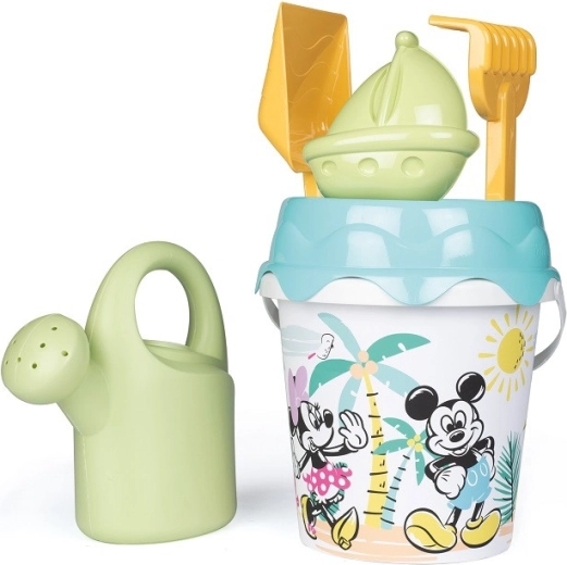 Smoby Green ämber MICKEY MOUSE ja MINNIE liivatarvikutega ja bioplastikust kastekannuga