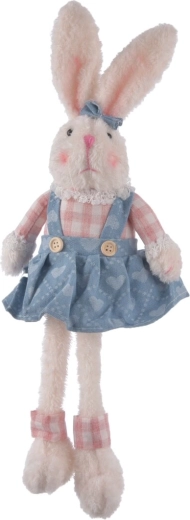 Plush bunny with skirt, sitting, 51 cm