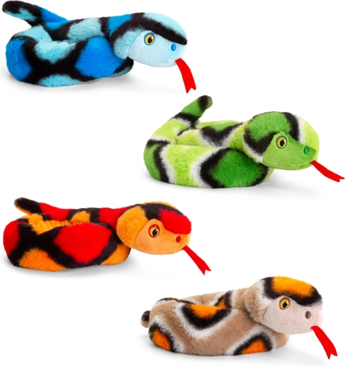 Keerutatud plüüsmadu 65 cm KEEL TOYS (4 varianti)