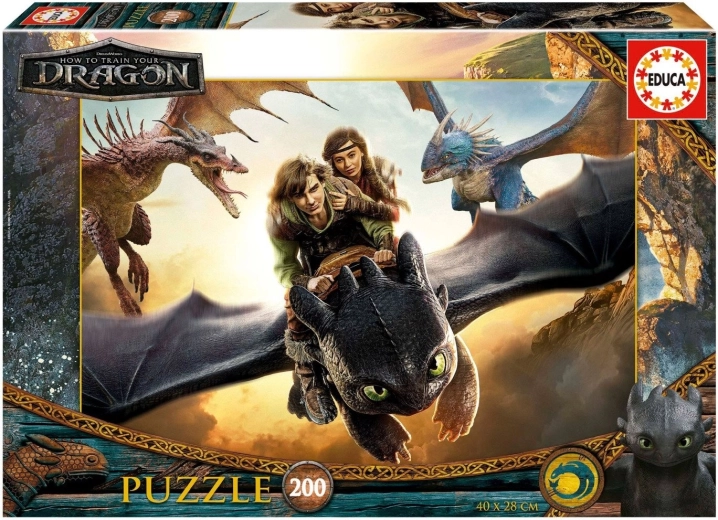 Educa puzzle How to Train Your Dragon 200 pieces