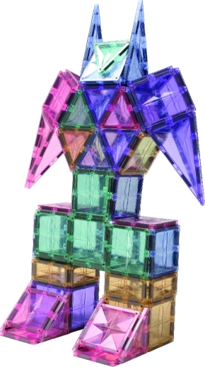 Cleverclixx magnetiline ehituskomplekt Creative Pack Pastel (125 tk)
