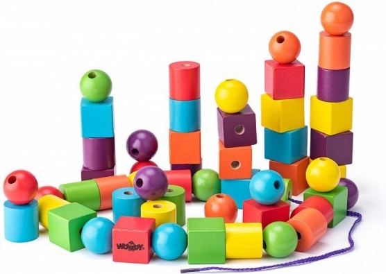 Suured lükitavad helmed lastele