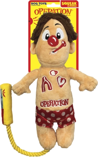 Pehme koeramänguasi HASBRO Operation Cavity Sam köie ja piiksuga 30 cm