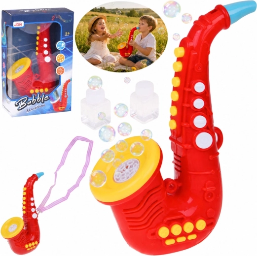 Bubble Saxophone for Kids with Sound and Light