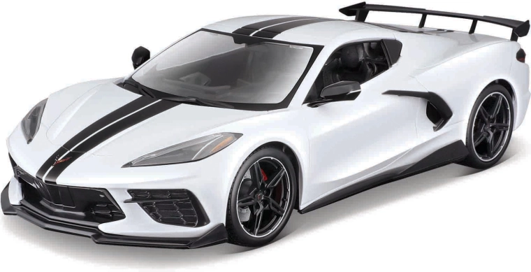 Maisto Chevrolet Corvette Stingray coupe high wing 1:18 valge