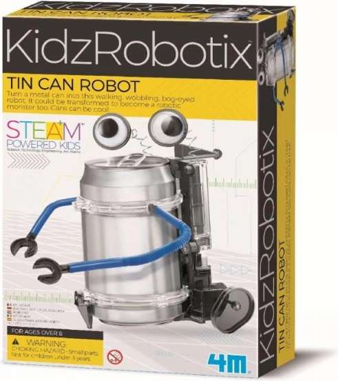 Robot plekkpurgist 4M – loov STEM-komplekt lastele