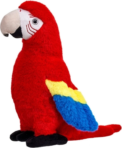 Pehme mänguasi – punane ara papagoi 31 cm