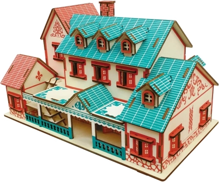 Woodcraft Wooden 3D Puzzle Vila Narat
