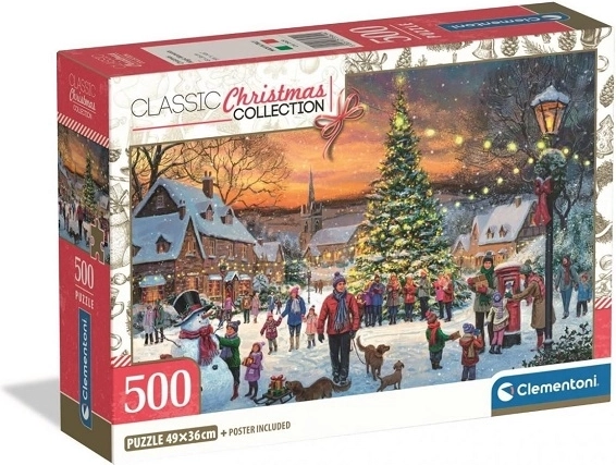 Clementoni Christmas puzzle Christmas Magic Moments 500 pieces