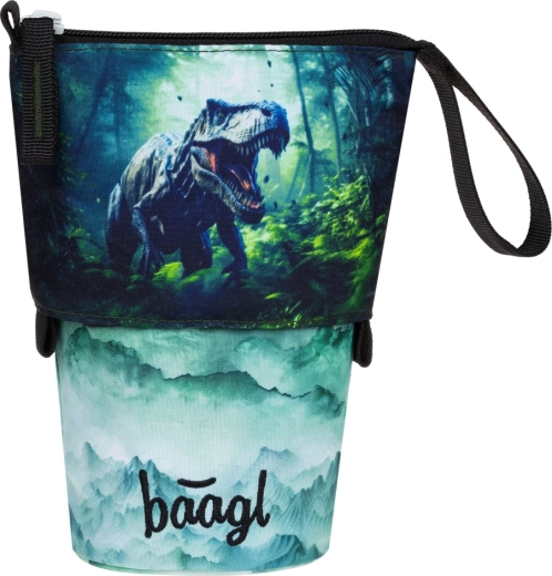Baagl School Pencil Case Pastelkovník Dino GRS
