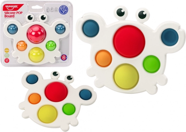 Silikoonist sensomotoorne mänguasi Krabi Pop It