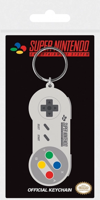 Rubber Keychain NINTENDO SNES