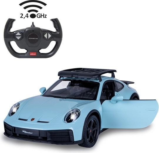 RC Porsche 911 Dakar car 1:14 green