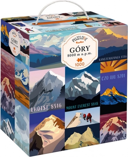 Puzzlove 1000-piece Puzzle - Mountains 8000 m a.s.l.