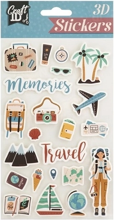 3D Travel Stickers