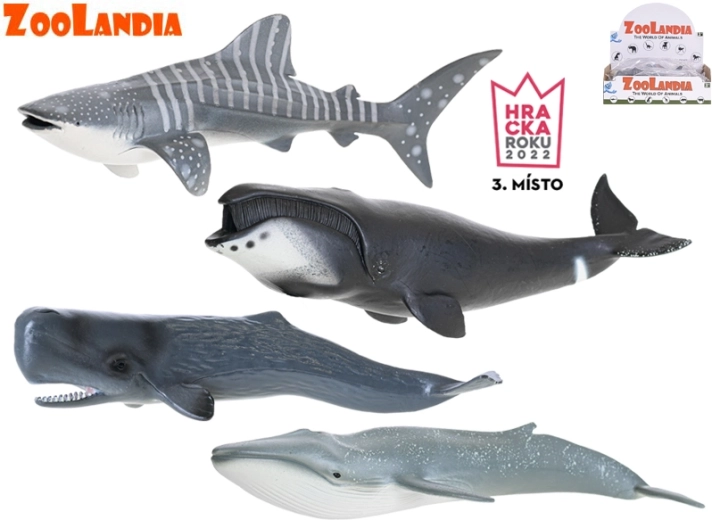 Zoolandia mereloomad – realistlikud vaala- ja haifiguurid 22,5–28 cm