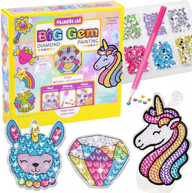 Kreatiivkomplekt teemantmaalimiseks MAGICAL BIG GEM