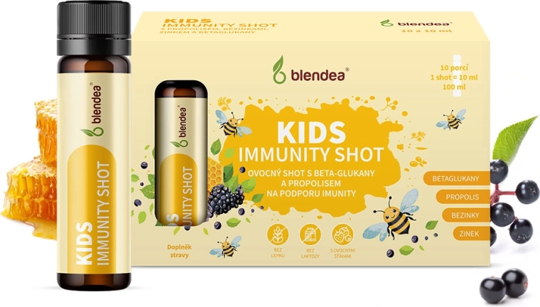 Blendea immunity shot lastele taruvaigu ja beeta-glükaanidega 10 × 10 ml