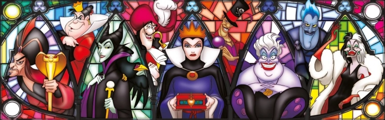Panoraampusle Disney Villains 1000 tükki