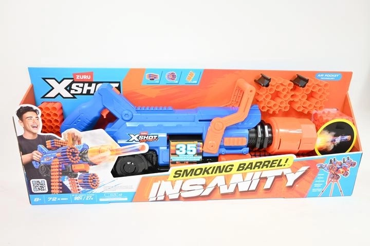 ZURU X-SHOT Insanity Smoking Barrel vahtnooleblaster