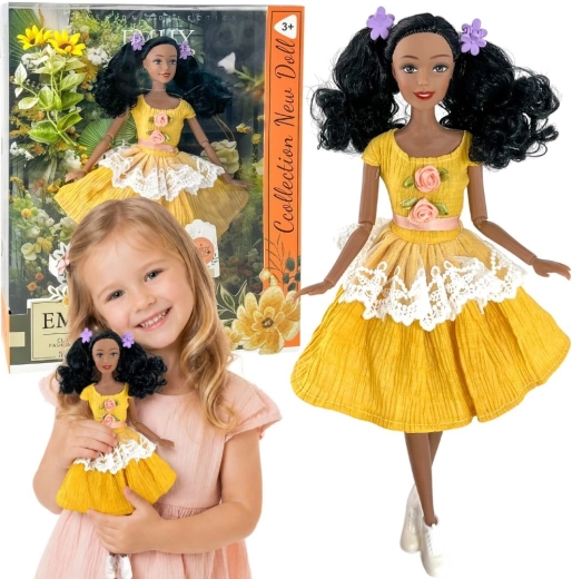 WOOPIE ROYAL Emi Doll with Black Hair 32 cm