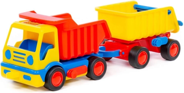 Kids' Basic Truck – Dump Truck with Trailer
