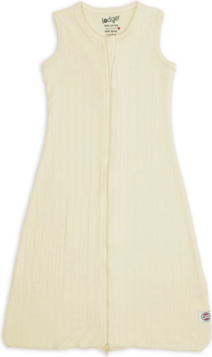 Lodger Hopper puuvillane varrukateta magamiskott solid butter 86/98