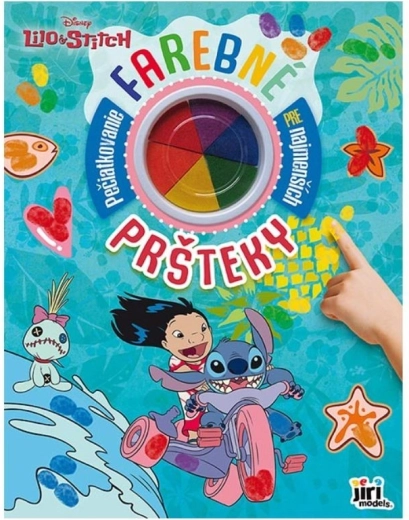 Disney Lilo & Stitch colorful finger stamping