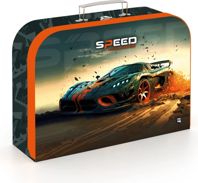 Laste laminaatkohver Auto 34 cm