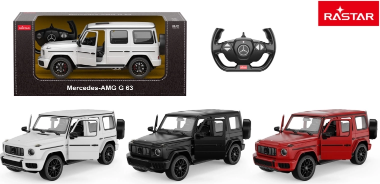 Rastar kaugjuhtimisega auto Mercedes AMG G63 1:14 punane