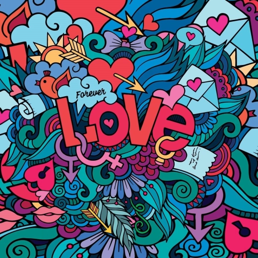 Square Puzzle Love 1000 Pieces ALIPSON