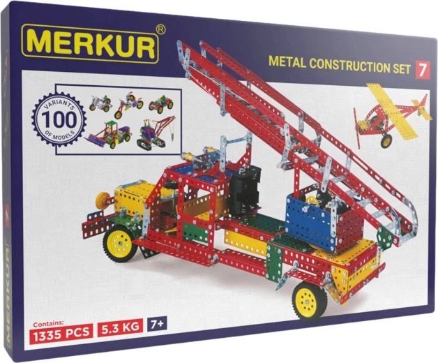 Merkur M7 suur metallist ehituskomplekt, 1335 detaili