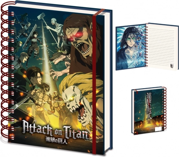 Spiral Notebook Attack on Titan
