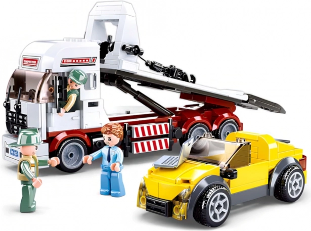 Sluban Town Puksiirauto kallutatava kastiga