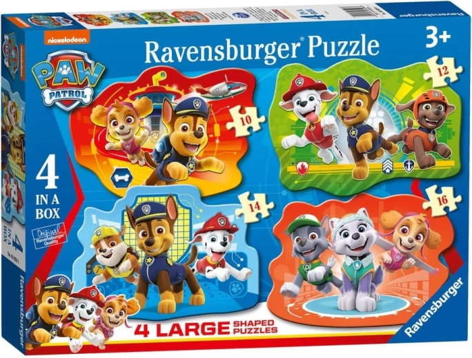 Ravensburger Paw Patrol puzzle 4 in 1 (10–16 pieces)
