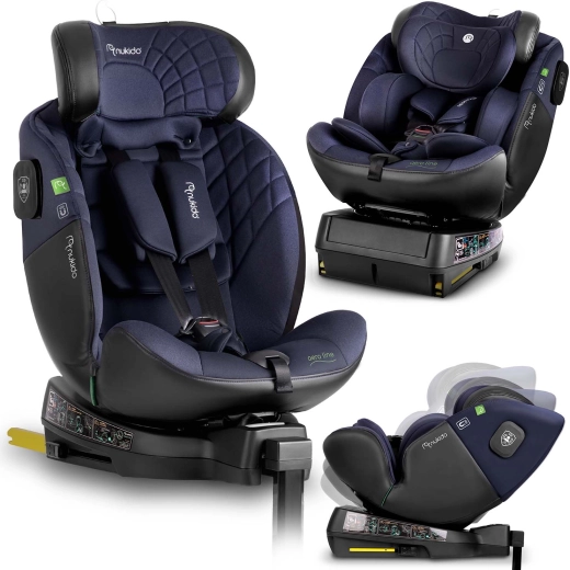 Nukido Aero Line laste turvatool 40–150 cm i-Size, pöörlev, ISOFIX
