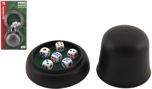 Täringud TEDDIES 6 tk koos topsiga