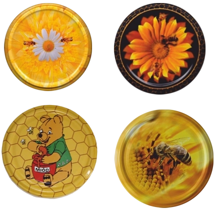 Metallkaante komplekt 82 mm mesilase motiiviga – 10 tk
