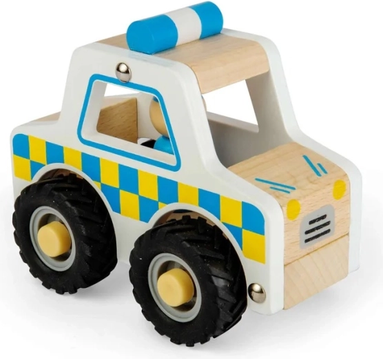 Bigjigs Toys wooden mini police car