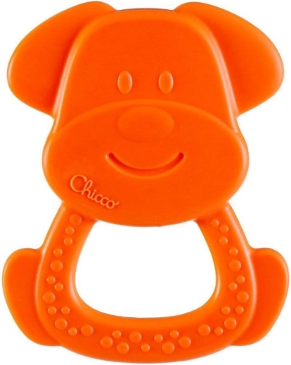 Chicco Teether Eco+ Puppy Charlie Orange 3m+
