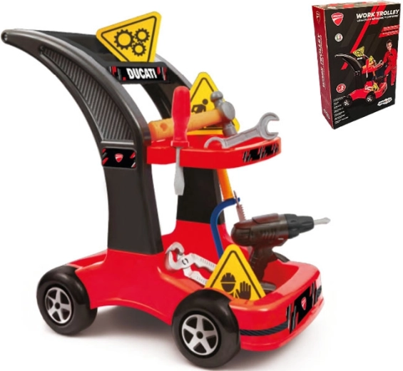 Ducati kids' repair set with trolley, 30 pieces