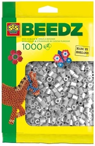 SES Creative Iron-on Beads 1000 pcs – Grey