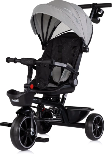 Chipolino kolmerattaline katusega Max Sport 2v1 charcoal