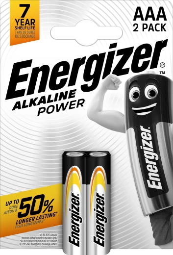 Energizer Alkaline Power AAA patareid 2 tk