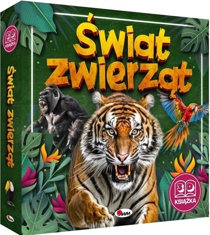 Laste 3D-raamat Świat zwierząt