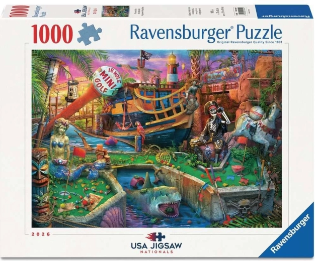Ravensburger puzzle USA Jigsaw Nationals: Pirate Mini Golf 1000 pieces