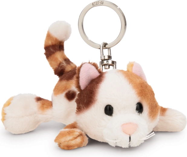 NICI keychain lying tricolor Calico cat 10 cm