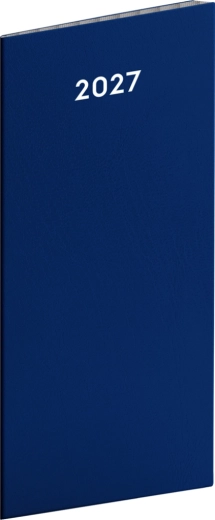 Notique taskudiary sinine 2027 (kuupõhine) 8 × 18 cm