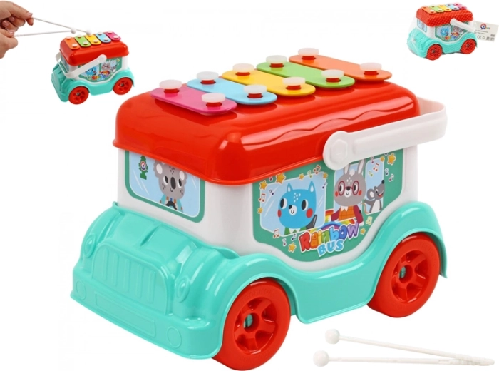Xylophone Bus for Kids 19 cm