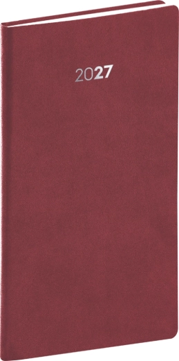 Notique taskupäevik Balakon 2027 bordoo 9 × 15,5 cm